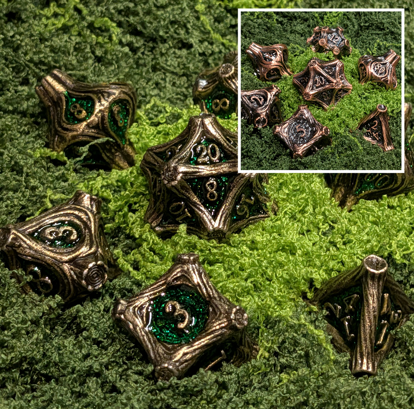 Fiorrn Feywild Metal Dice Set