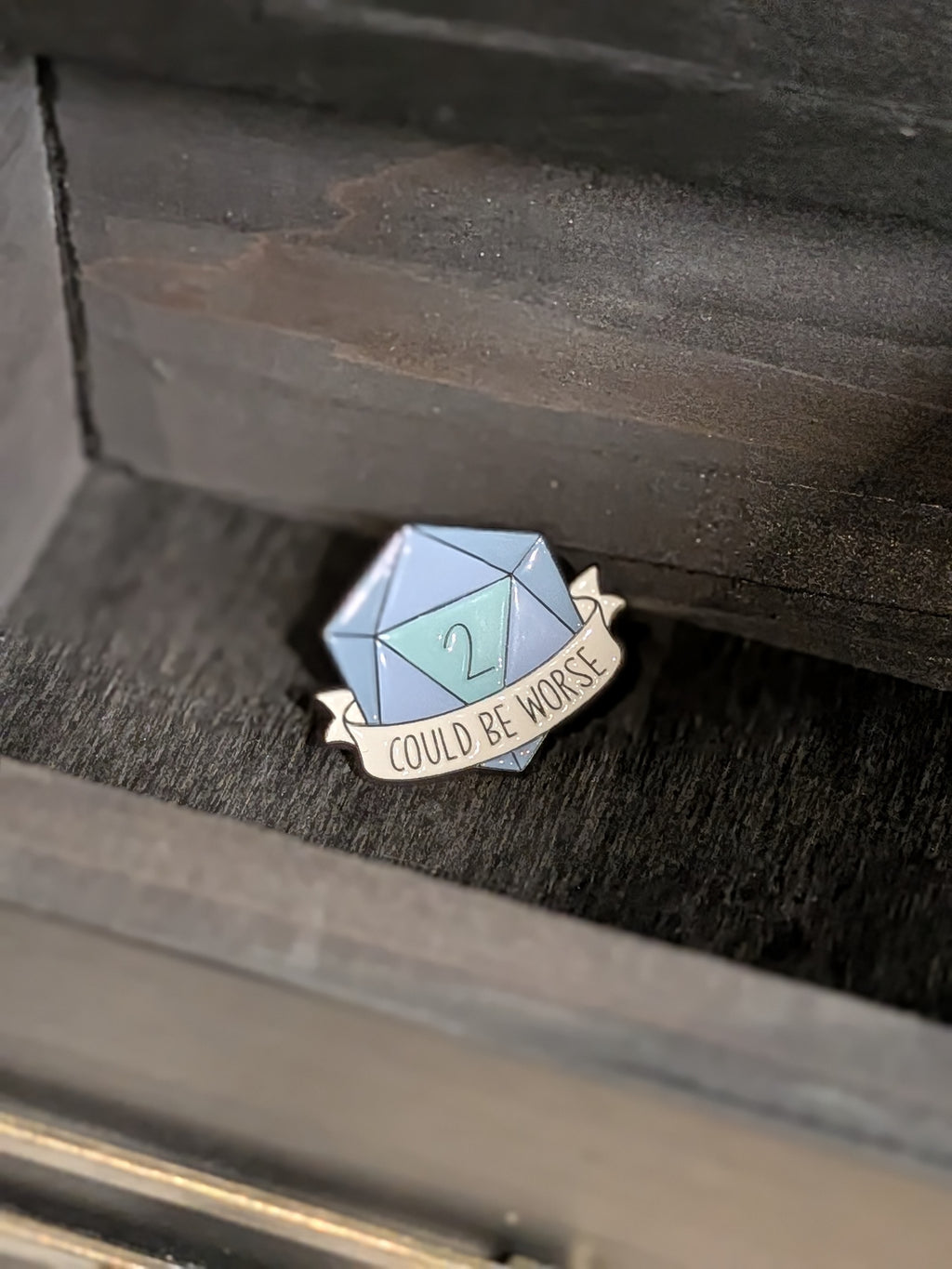 Could Be Worse Pin Badge