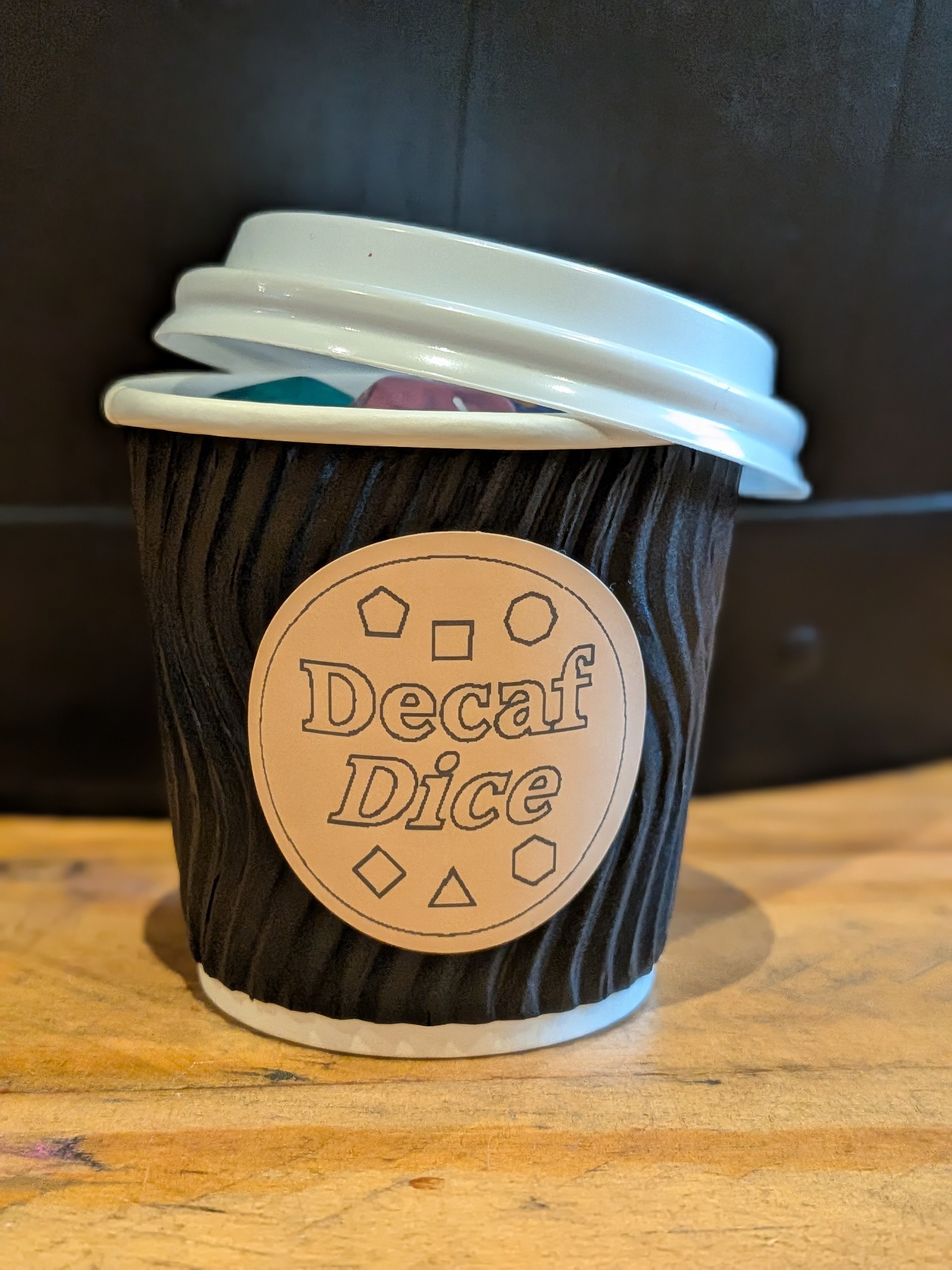 Decaf Dice Random Scoop