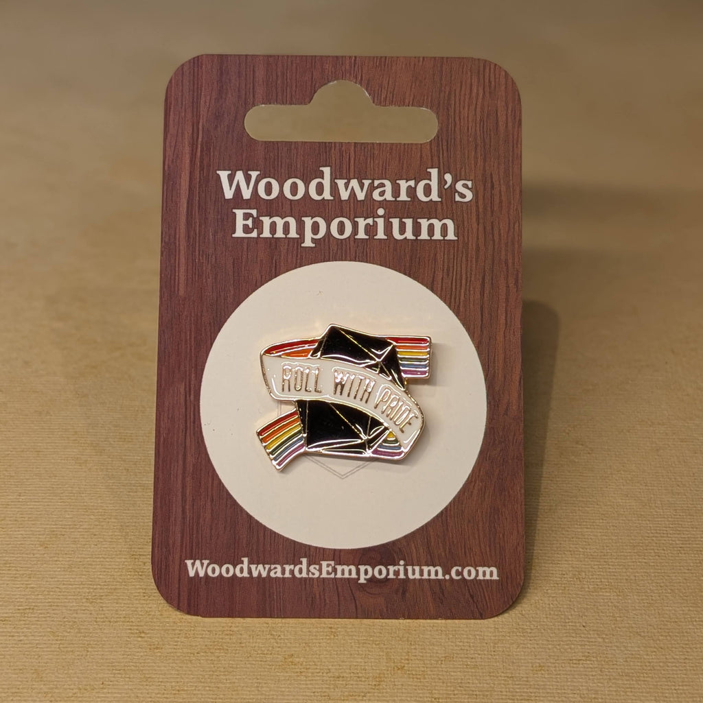 Roll With Pride Pin Badge