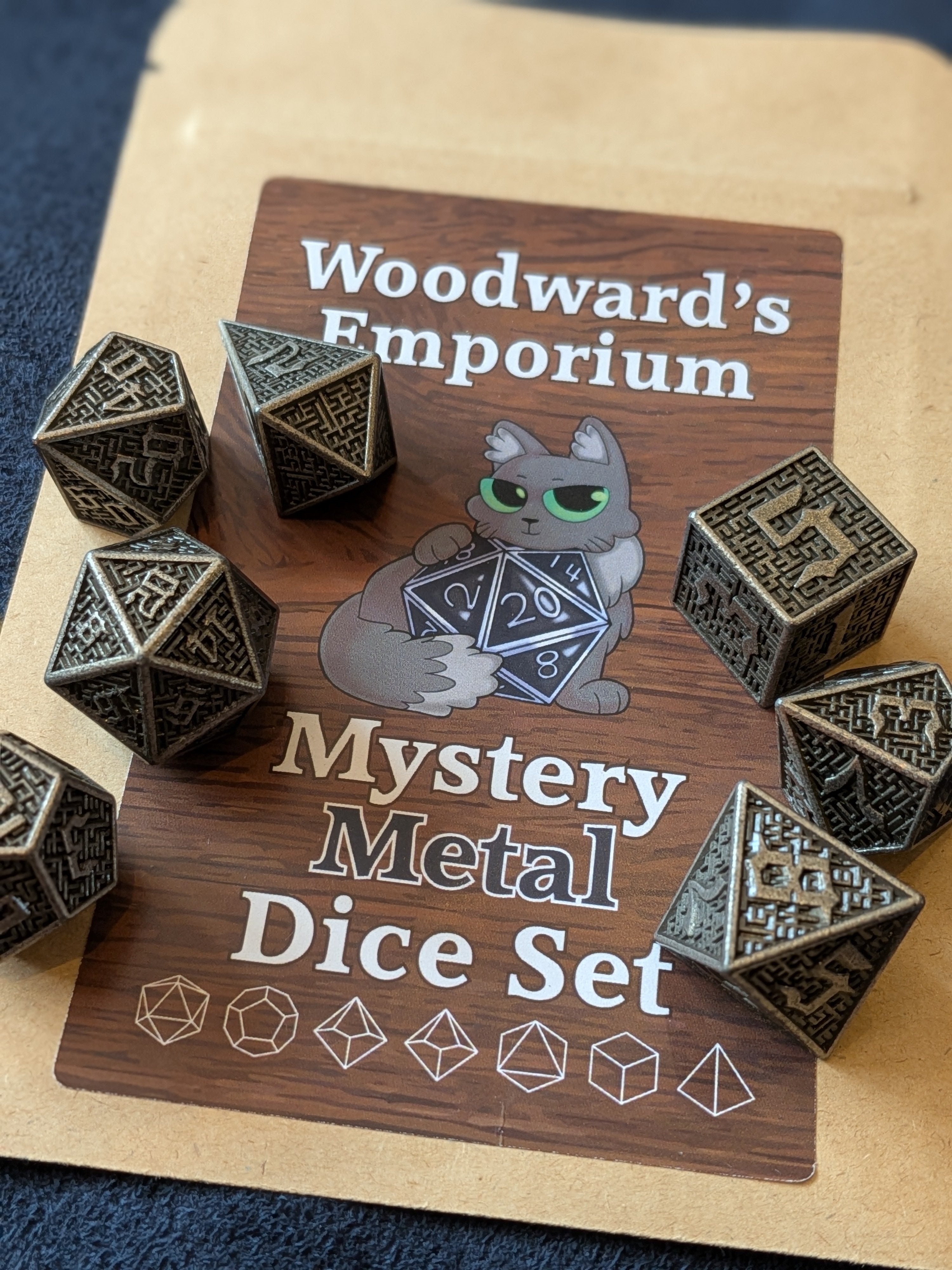 Mystery Metal Dice Set