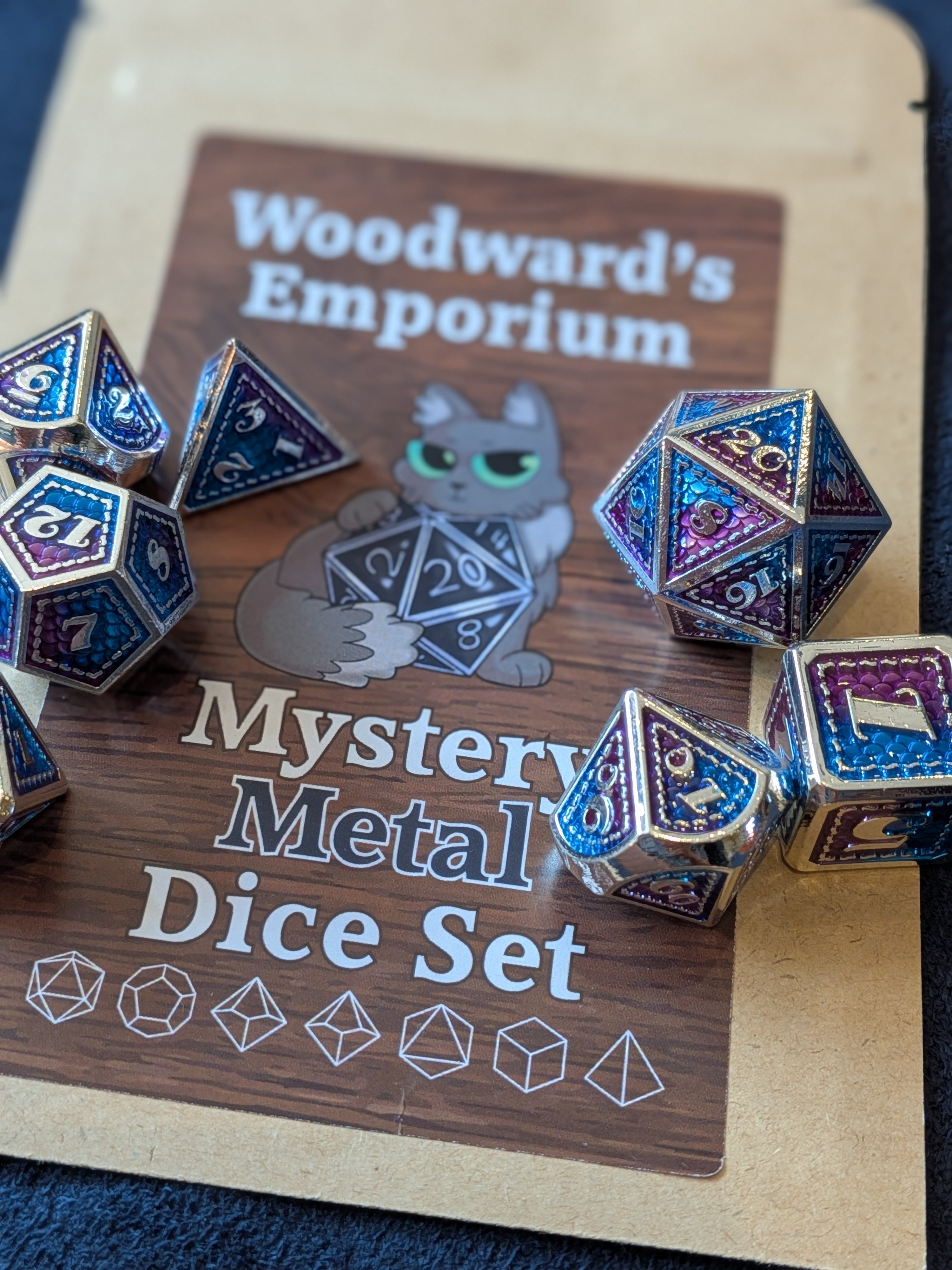 Mystery Metal Dice Set