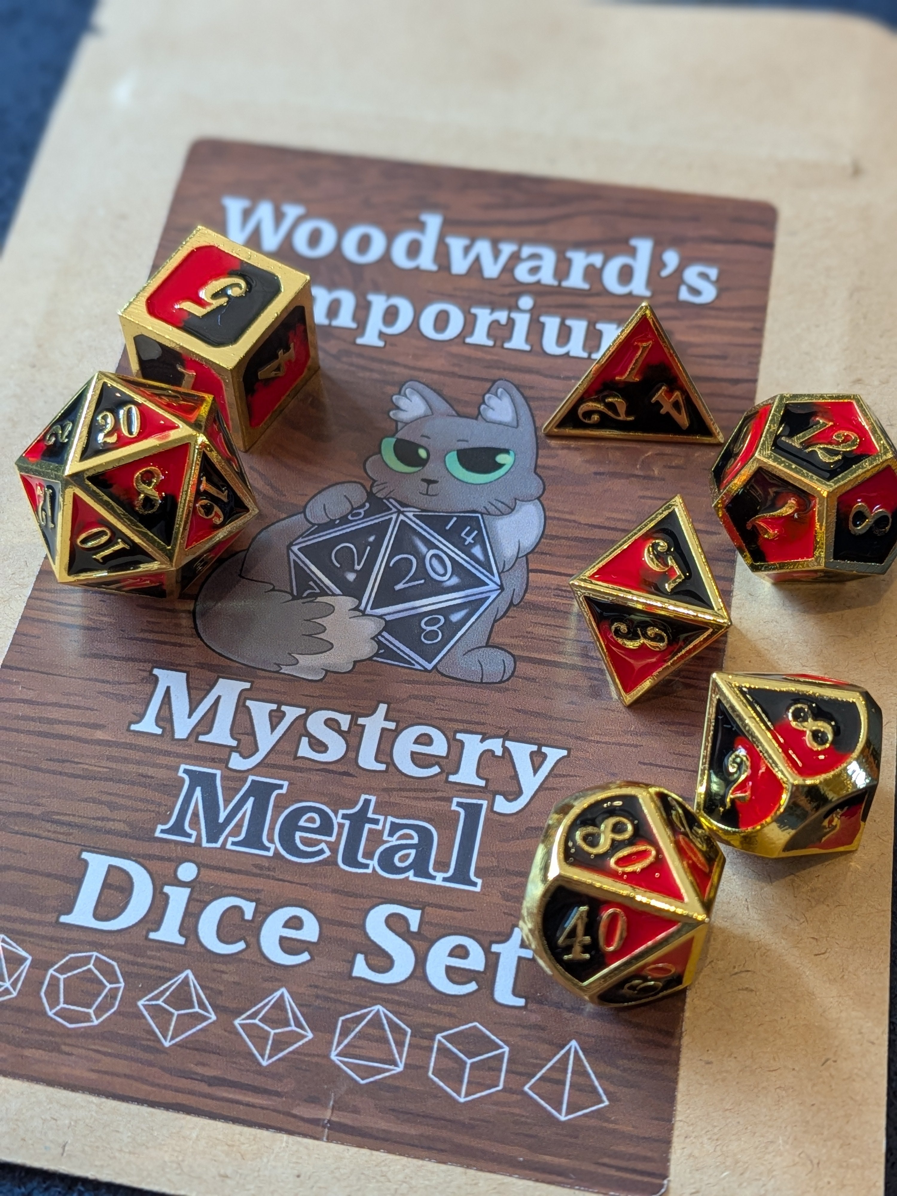Mystery Metal Dice Set