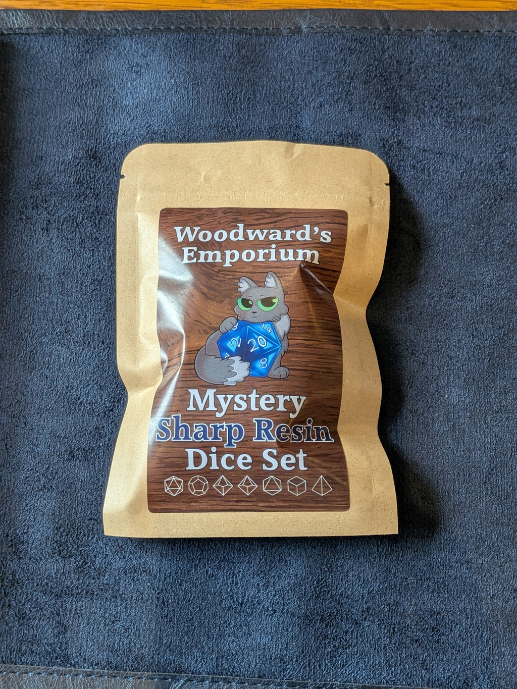 Mystery Sharp Resin Dice Set