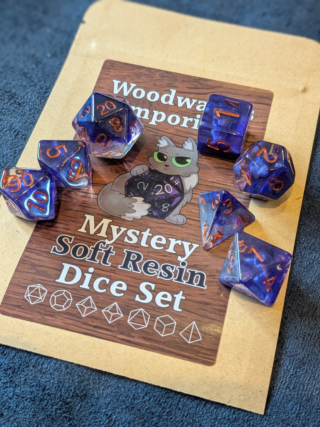 Mystery Soft Resin Dice Set