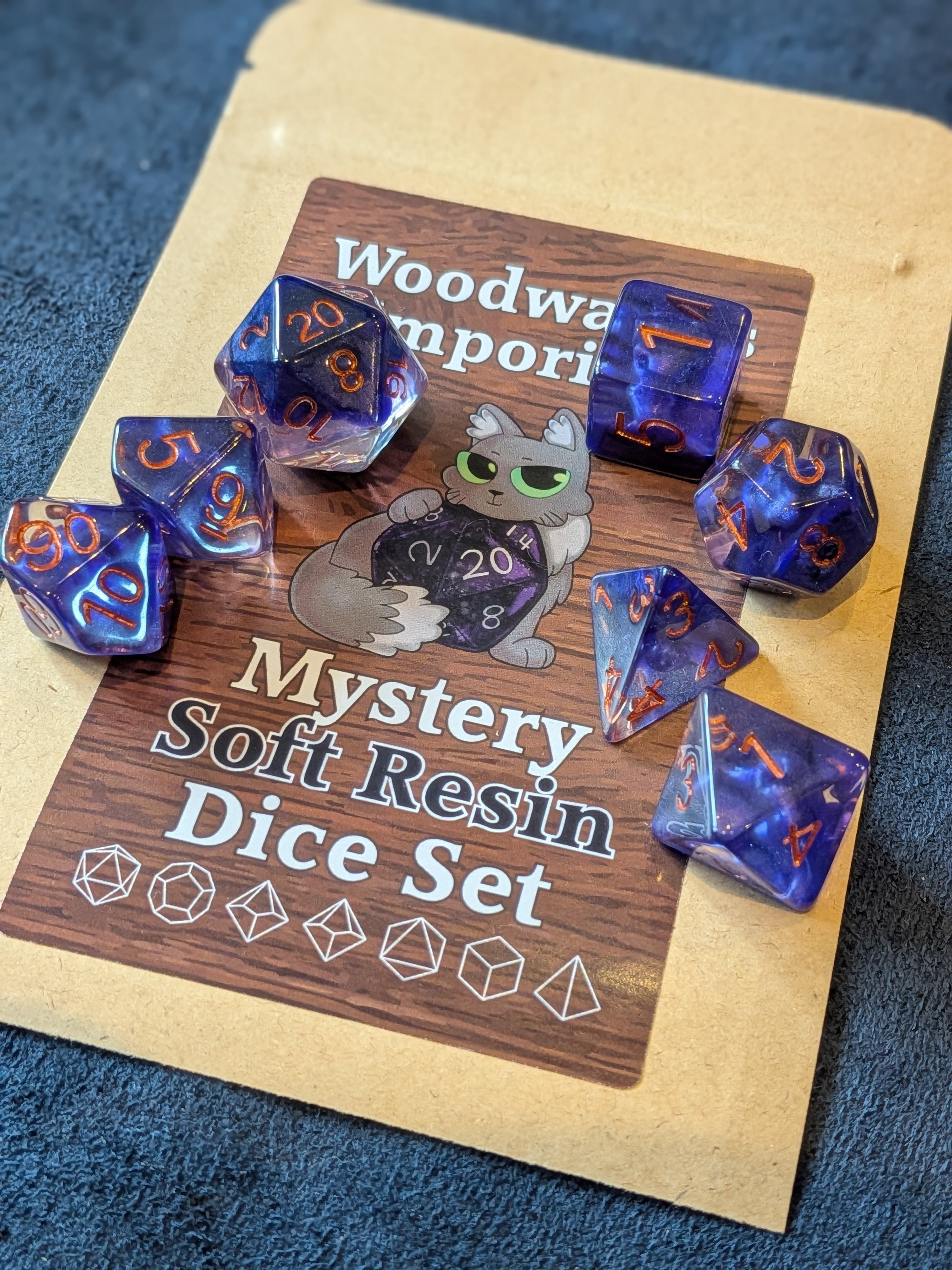 Mystery Soft Resin Dice Set