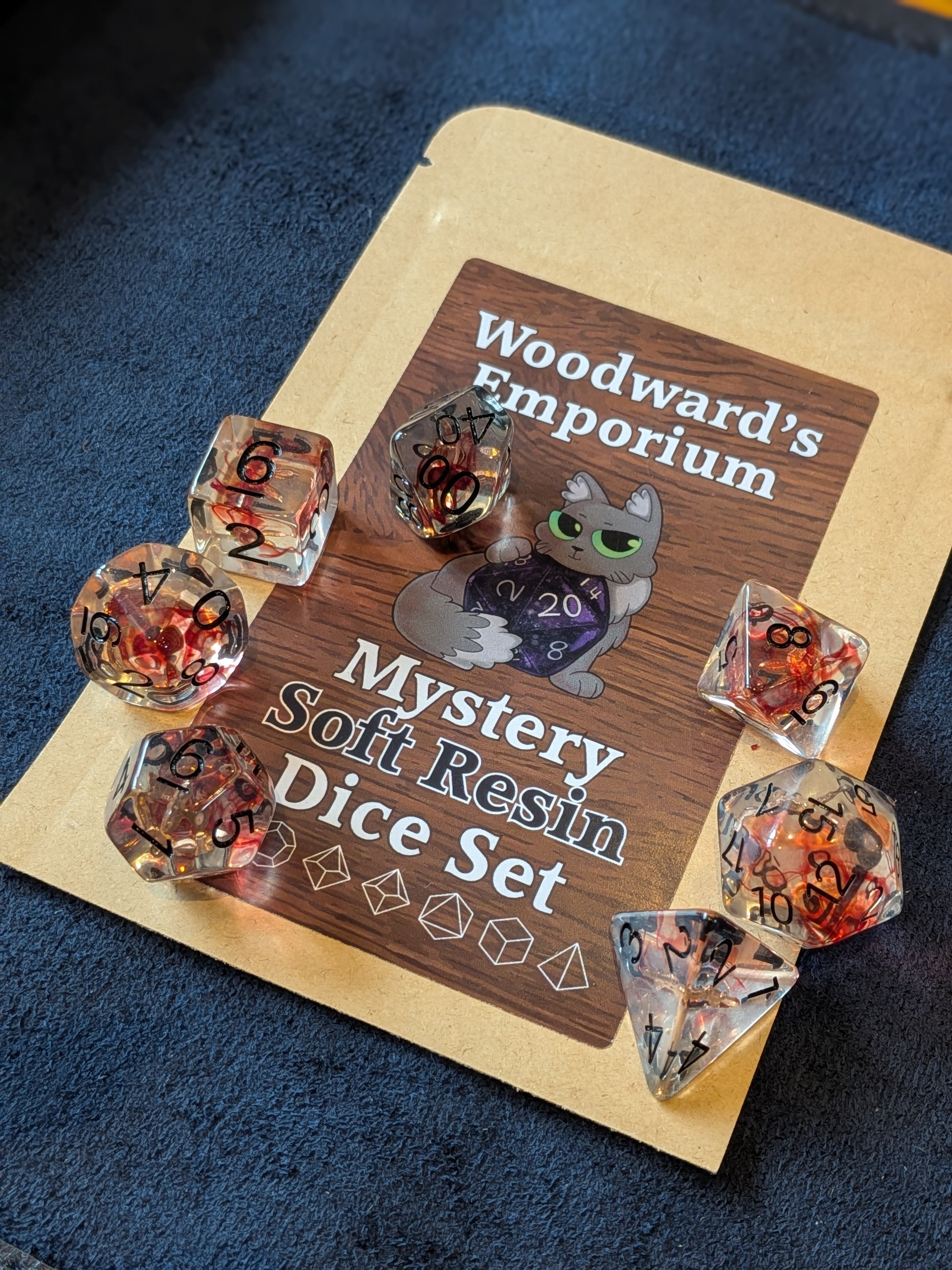 Mystery Soft Resin Dice Set