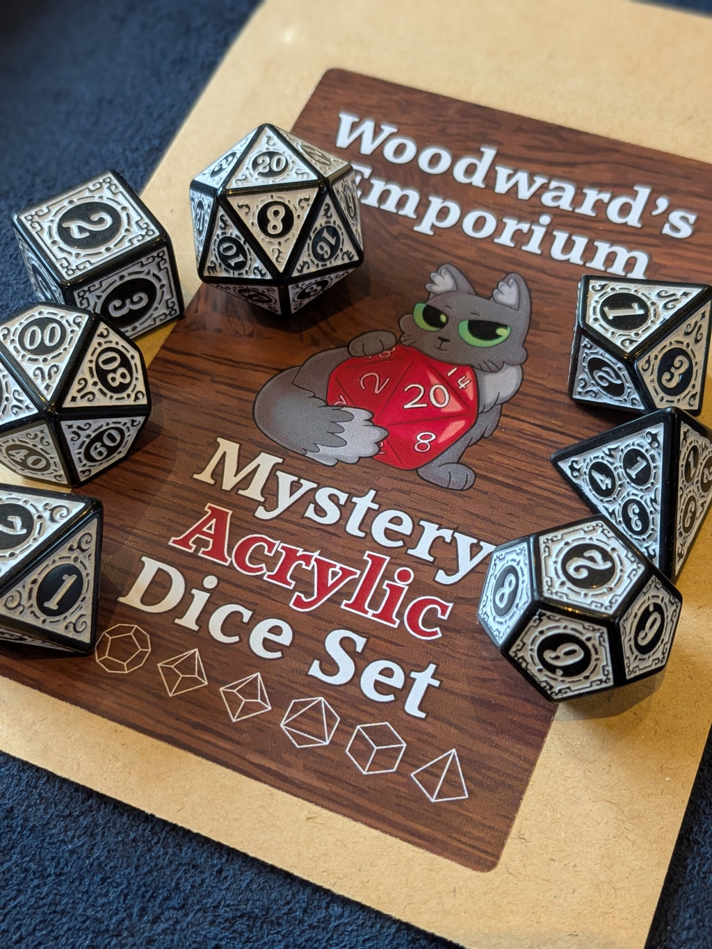 Mystery Acrylic Dice Set
