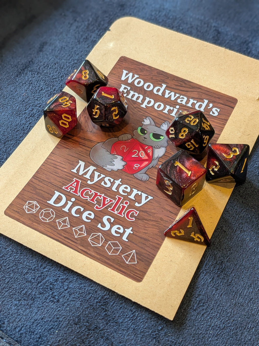 Mystery Acrylic Dice Set