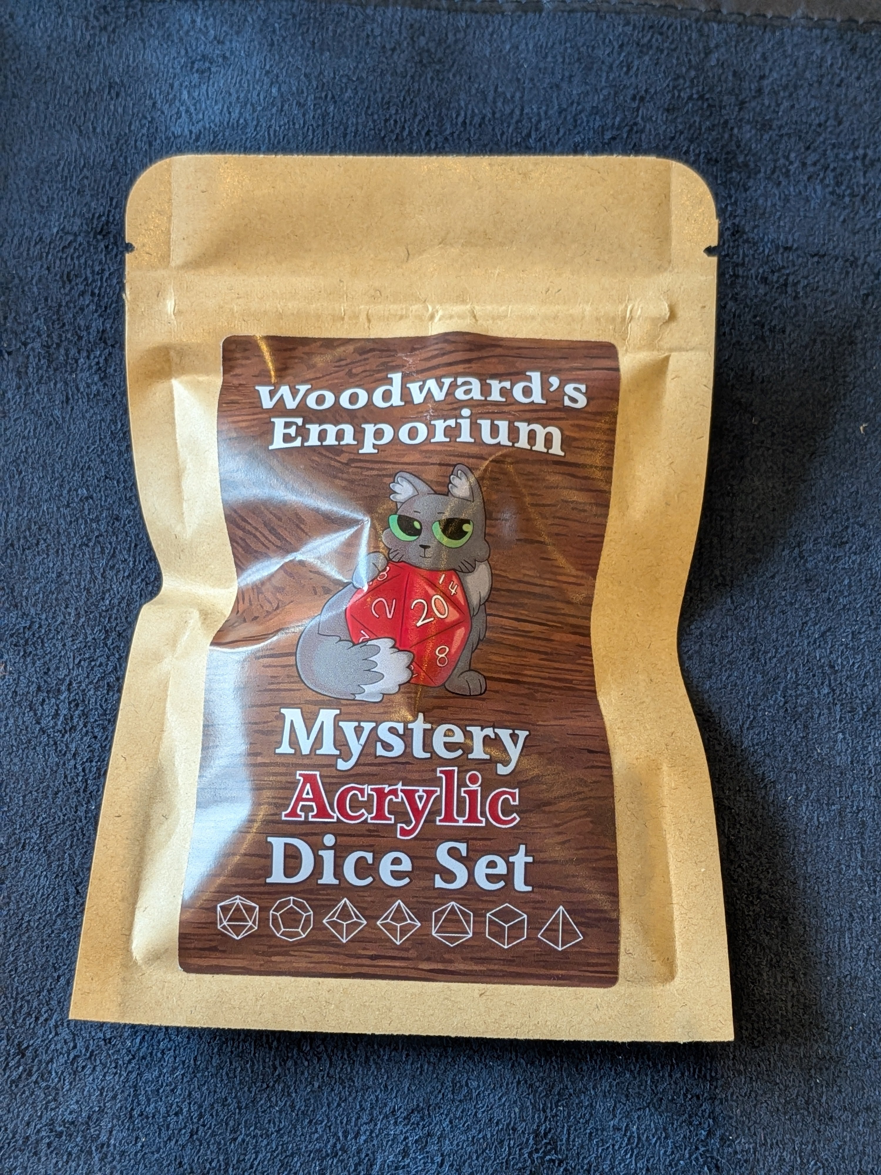 Mystery Acrylic Dice Set