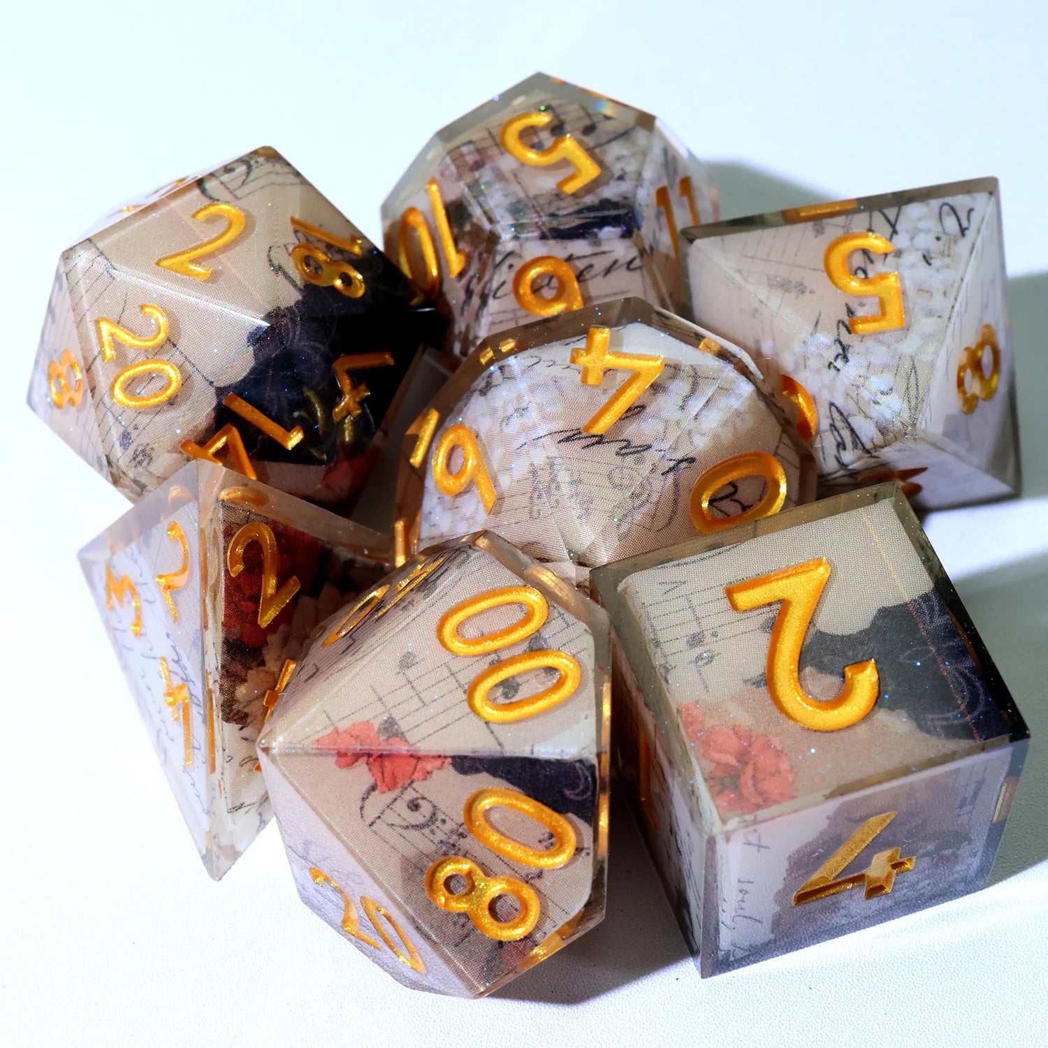 Bardic Inspiration - Resin Dice Set